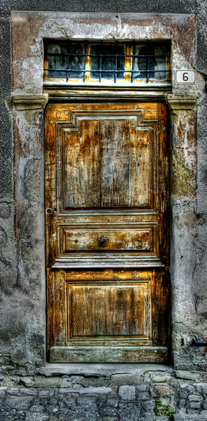 Photographie intitulée "Old Door." par Dave English, Œuvre d'art originale, Photographie manipulée