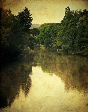 Photography titled "LazyRiver." by Dave English, Original Artwork, Digital Photography