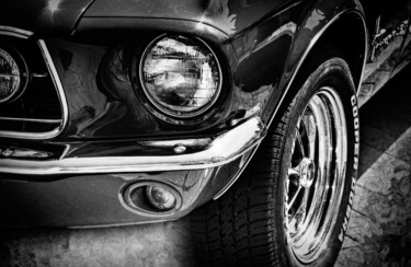 Photography titled "Mustang." by Dave English, Original Artwork, Digital Photography