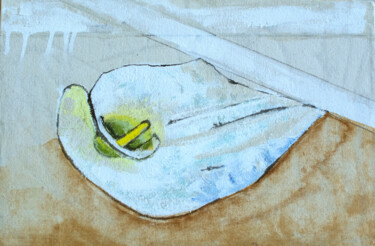 Картина под названием "Camellia Portrait" - Brittany Ellis, Подлинное произведение искусства, Акрил