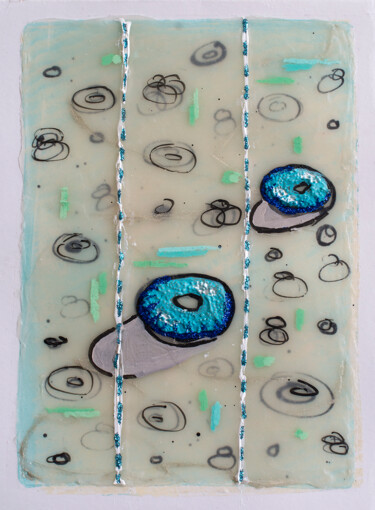 Картина под названием "Water floats" - Brittany Ellis, Подлинное произведение искусства, Пастель