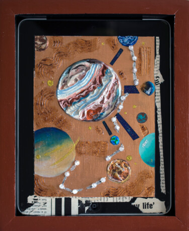 Картина под названием "Jupiter king of Gods" - Brittany Ellis, Подлинное произведение искусства, Акрил