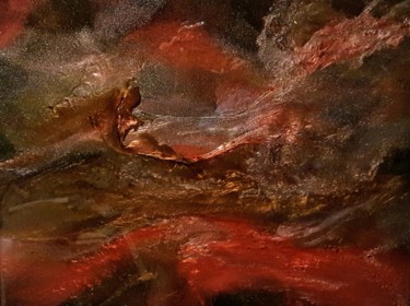 Malerei mit dem Titel "SOUL'S ASCENSION" von Joanna Armstrong (JoJo), Original-Kunstwerk, Pigmente