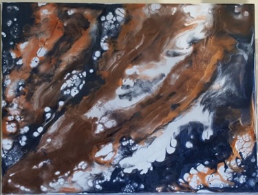 Painting titled "FLUIDITY" by Joanna Armstrong (JoJo), Original Artwork, Pigments