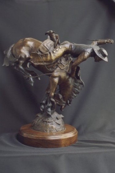 Skulptur mit dem Titel ""The Storm"" von Brock Holbrook, Original-Kunstwerk, Bronze