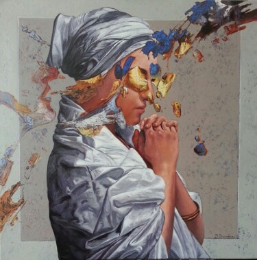 Peinture intitulée "Prière a l'abstrait" par Serge Broeders, Œuvre d'art originale