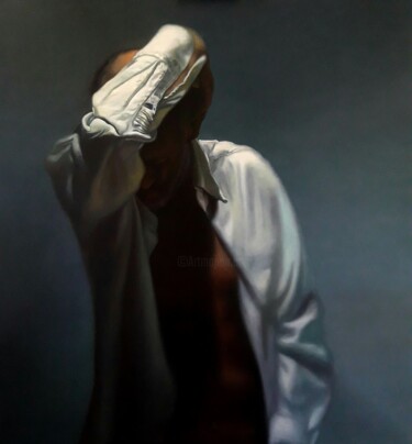 Pintura titulada "tristesse" por Serge Broeders, Obra de arte original, Oleo
