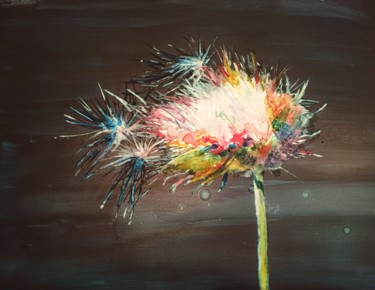 Peinture intitulée "Poof!" par Bronwen Jones, Œuvre d'art originale, Aquarelle
