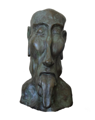 Sculpture titled "AhLaLaSagesse" by Stéphane Chaunard, Original Artwork, Metals