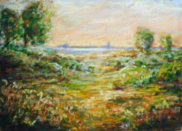 Peinture intitulée "Sunset Griswold Poi…" par B.Rossitto, Œuvre d'art originale, Huile