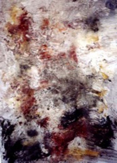 Peinture intitulée "RUPESTRE 1" par Jacqueline Dobrugi, Œuvre d'art originale, Huile