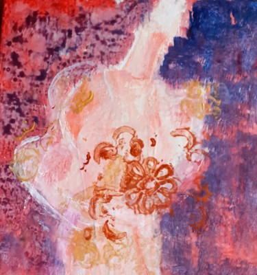 Картина под названием "ATTESA" - Bruna Marelli, Подлинное произведение искусства, Акрил