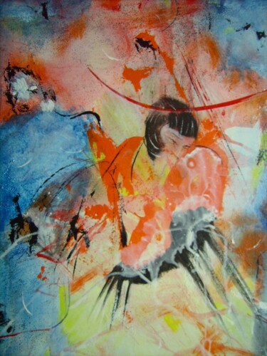 Painting titled "Toi  toujours" by Bruno Briatte, Original Artwork, Oil