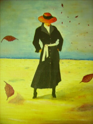Peinture intitulée "Feuilles d'automne" par Bruno Briatte, Œuvre d'art originale, Huile