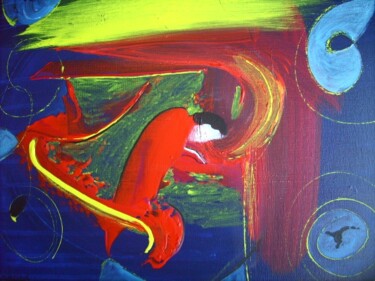 Peinture intitulée "La blessure du souv…" par Bruno Briatte, Œuvre d'art originale, Huile