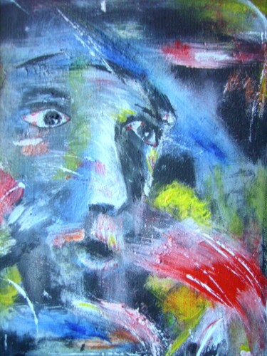 Painting titled "Lèves toi" by Bruno Briatte, Original Artwork, Oil