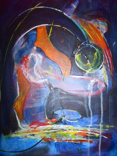 Pittura intitolato "Gorge" da Bruno Briatte, Opera d'arte originale, Olio