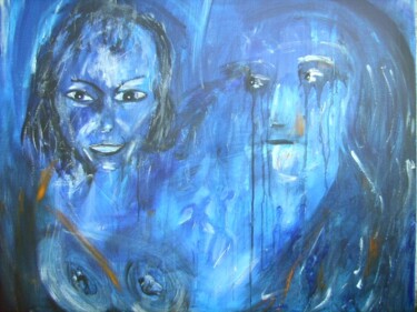 Painting titled "Dis moi" by Bruno Briatte, Original Artwork, Oil