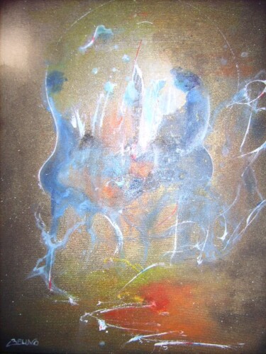 Peinture intitulée "Allégresse" par Bruno Briatte, Œuvre d'art originale, Huile