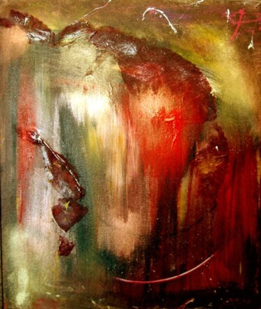 Peinture intitulée "Les larmes de verre" par Bruno Briatte, Œuvre d'art originale, Huile