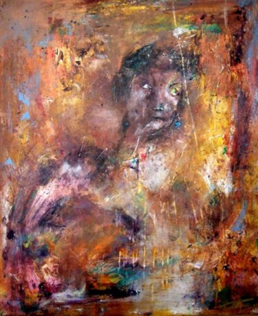 Painting titled "Présence d'esprits" by Bruno Briatte, Original Artwork, Oil