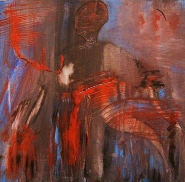 Painting titled "L' allusif" by Bruno Briatte, Original Artwork, Oil