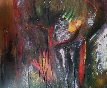 Malerei mit dem Titel "Labolatores" von Bruno Briatte, Original-Kunstwerk, Öl