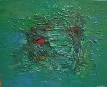 Peinture intitulée "Fond sous marin" par Bruno Cantais, Œuvre d'art originale
