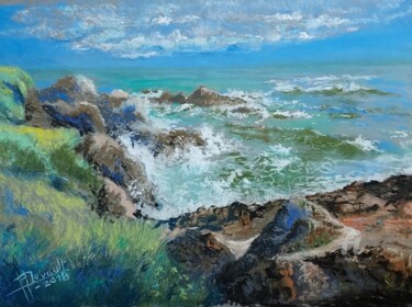 Peinture intitulée "Vendée" par Bruno Devault, Œuvre d'art originale, Pastel