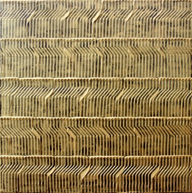 Картина под названием "gold foot traffic 1" - Bruno Dumont, Подлинное произведение искусства, Акрил