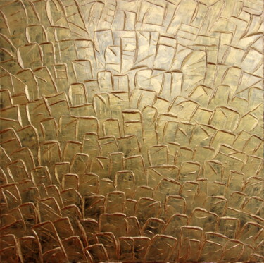 Painting titled "gold bric à brac" by Bruno Dumont, Original Artwork, Acrylic