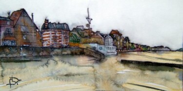 Painting titled "saint aubin 2" by Bruno Dumont, Original Artwork, Oil