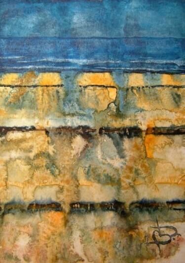Peinture intitulée "plage découverte 5" par Bruno Dumont, Œuvre d'art originale, Huile