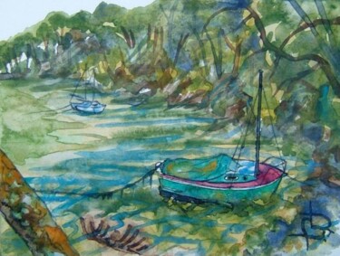 Painting titled "morbihan 1" by Bruno Dumont, Original Artwork, Oil