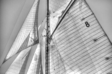 Photography titled "Voiles 8" by Bruno Fabre, Original Artwork, Digital Photography Mounted on Other rigid panel