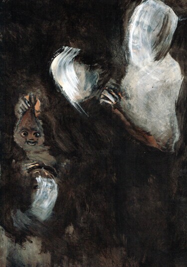 Pittura intitolato "encre2-2.jpg" da Bruno Keip, Opera d'arte originale