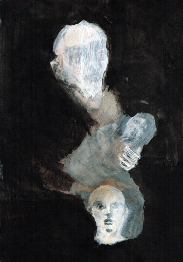 Pittura intitolato "encre3-2.jpg" da Bruno Keip, Opera d'arte originale