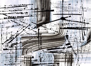 Peinture intitulée "partition" par Bruno Keip, Œuvre d'art originale