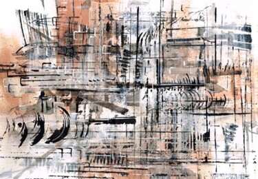 Malerei mit dem Titel "partition" von Bruno Keip, Original-Kunstwerk