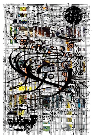 Σχέδιο με τίτλο "partition" από Bruno Keip, Αυθεντικά έργα τέχνης