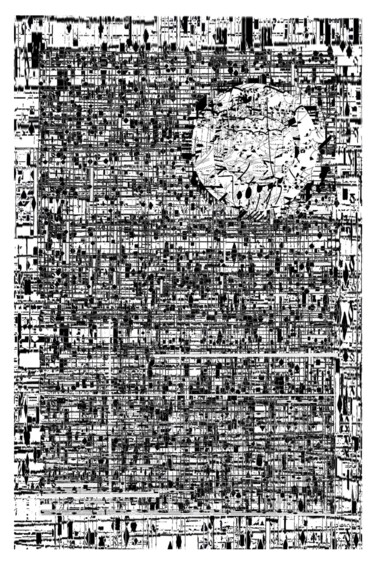 Desenho intitulada "partition" por Bruno Keip, Obras de arte originais, Outro