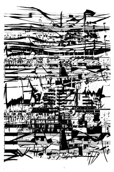 Zeichnungen mit dem Titel "partition" von Bruno Keip, Original-Kunstwerk