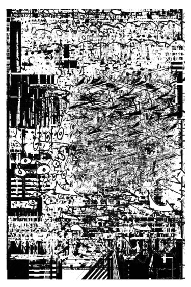 Σχέδιο με τίτλο "partition" από Bruno Keip, Αυθεντικά έργα τέχνης, Άλλος