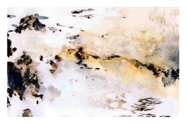 Painting titled "hivernal" by Bruno Keip, Original Artwork, Watercolor