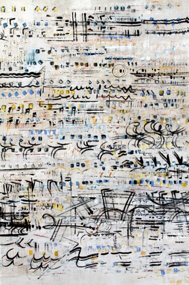 Картина под названием "partition-150-x100-…" - Bruno Keip, Подлинное произведение искусства