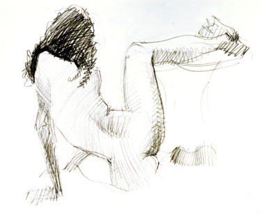 Drawing titled "NU 15-11-05.jpg" by Bruno Le Sourd, Original Artwork