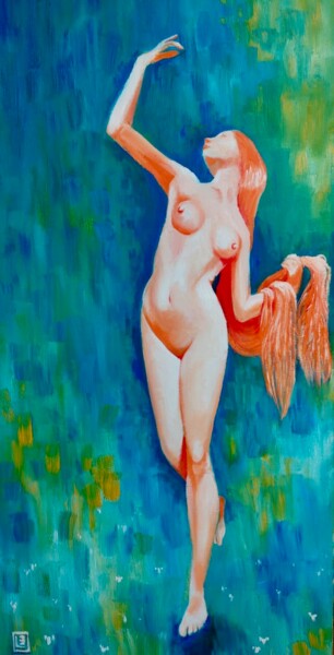 Malarstwo zatytułowany „Extase” autorstwa Bruno Lebayle, Oryginalna praca, Olej