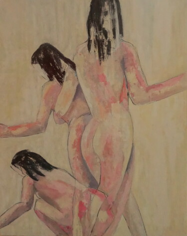 Peinture intitulée "sans titre" par Bruno Leblais, Œuvre d'art originale, Huile