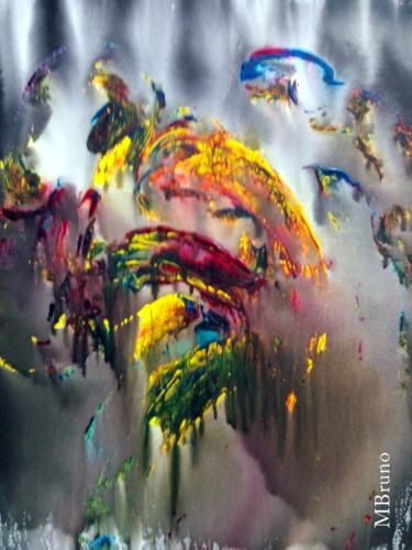 Malerei mit dem Titel "demons-et-merveille…" von Bruno Meril, Original-Kunstwerk, Acryl