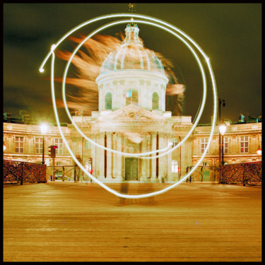 Photographie intitulée "Oeil Academie" par Bruno Mesrine, Œuvre d'art originale, Light Painting